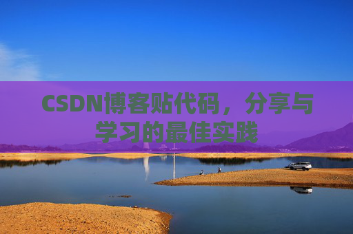 CSDN博客贴代码，分享与学习的最佳实践